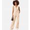 Women's Stone Pleated Tailored Trousers Gini London New Look