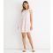 Women's Pink Striped Floral Print Tiered Mini Dress Gini London New Look