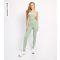 Women's by Zara McDermott Green Leggings Rise New Look