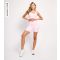 Women's by Zara McDermott Pink Crossover Front Cycling Shorts Rise New Look
