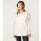 Women's White Embellished Jumper Blue Vanilla New Look