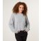 Women's Grey Lace Hem Jumper Blue Vanilla New Look