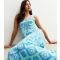Women's Blue Crochet Maxi Dress Sunshine Soul New Look