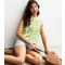 Women's Green Crochet Sleeveless Knit Vest Sunshine Soul New Look