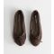 Women's Brown Bow Appliqued Ballet Flats Public Desire New Look