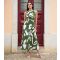 Women's Green Abstract Print Maxi Dress Yumi New Look