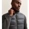 Men's Dark Grey Regular Knit Sleeve Puffer Jacket Only and Sons New Look