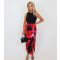 Women's Red Floral Sleeveless Midi Dress AX Paris New Look