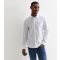 Men's White Poplin Long Sleeve Shirt New Look