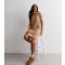 Women's Tan Long Sleeve Cowl Neck Jumper Dress ONLY New Look