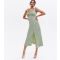 Women's Light Green Tie Strap Midi Dress Little Mistress New Look
