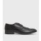 Men's Black Leather-Look Lace Up Brogues New Look Vegan