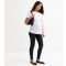 Women's Maternity Black Coated Over Bump Lift & Shape Emilee Jeggings New Look