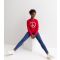 Red Sequin Peace Logo Long Sleeve Top Name It New Look