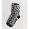 Grey Glitter Leopard Print Socks New Look