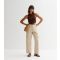 Women's Off White Cargo Wide Leg Jeans Urban Bliss New Look