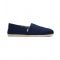 Women's Navy Canvas Slip On Espadrilles Toms New Look