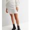 Sunshine Soul White Fluffy Mini Bodycon Skirt New Look