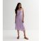 Women's Lilac Linen Blend Strappy Midi Dress JDY New Look