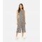 Women's Off White Leopard Print Belted Crop Jumpsuit Mela New Look