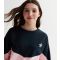 Coral Colour Block Glitter Star Logo Sweatshirt Name It New Look