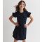 Blue Spot Frill Sleeve Dress Name It New Look