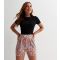 Orange Ditsy Floral Shorts Name It New Look