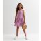 Purple Button Front Dress Name It New Look