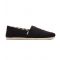 Women's Black Canvas Slip On Espadrilles Toms New Look