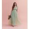 Women's Light Green Chiffon Ruffle Trim Maxi Dress MAYA New Look
