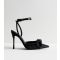 Women's Black Diamanté Stiletto Heel Court Shoes Public Desire New Look