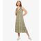 Women's Olive Abstract Midi Dress Apricot New Look