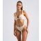 Women's Light Brown Textured Ribbed Bikini Top Urban Bliss New Look