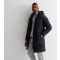 Men's Black Hooded Puffer Coat Jack & Jones New Look