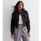 Women's Black Zip Up Bomber Jacket Pink Vanilla New Look