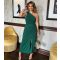 Women's Dark Green One Shoulder Midi Dress AX Paris New Look