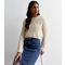 Women's Off White Knitted Jumper ONLY New Look