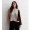 Women's Black Colour Block Knit Jumper ONLY New Look
