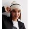 PIECES Cream Contrast Knit Beanie New Look