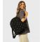 Black Daisy Print Cord Backpack School Skinnydip New Look
