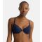Women's Blue Floral Lace Underwired Bra Dorina New Look