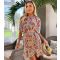 Women's Multicoloured Batwing Mini Dress AX Paris New Look