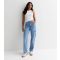 Women's Blue High Waist Cargo Jeans ONLY New Look