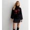 Women's Black Sequin Bow Fluffy Jumper Sunshine Soul New Look