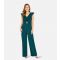 Mela Green Frill Sleeveless Belted Jumpsuit New Look