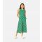 Women's Green Spot Sleeveless Crop Jumpsuit Mela New Look