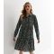 Women's Black Floral Shirt Mini Dress JDY New Look