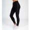 Women's Black Logo Tape Leggings Pineapple New Look