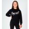 Girls' Black Metallic Logo Sweatshirt School Pineapple New Look