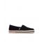Women's Black Canvas Slip On Platform Espadrilles Toms New Look